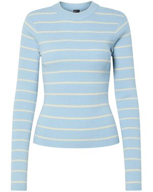 Pieces Pullover - Blau