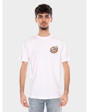 Santa Cruz Shirt Slime Scream - Weiß