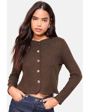 Friends Like These Strickjacke - Braun