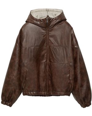 Pull&Bear Jacke Cazadora - Braun
