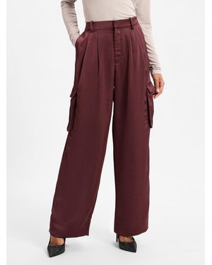 Mbym Bundfaltenhose 'Valo' - Rot