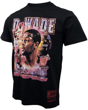 Mitchell & Ness T-Shirt Nba Miami Heat - Schwarz