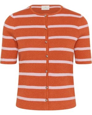 Kaffe Strickjacke Kamorita - Orange
