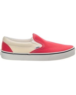 Vans Sportlicher Schnürschuh Classic Slip-On Pop Crimson - Pink