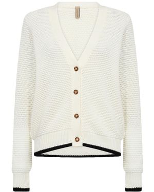 Soya Concept Strickjacke 'Perry 3' - Weiß