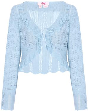 myMo Strickjacke Young Fashion - Blau