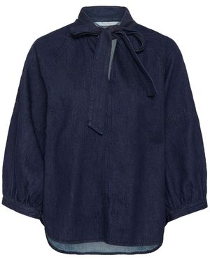 Part Two Bluse Sassipw - Blau