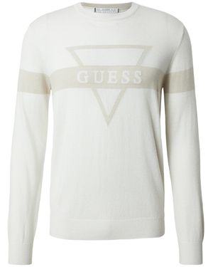 Guess Pullover Mark - Weiß