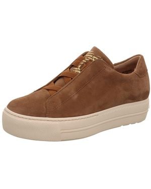 Paul Green Slip On Schnürschuh Damen 5529-029 Rauleder - Braun
