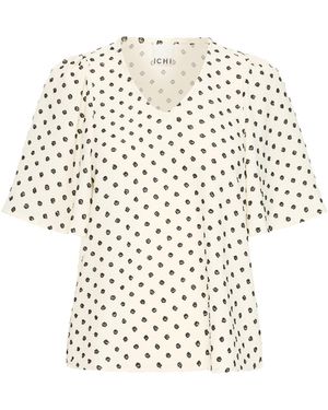 Ichi Bluse Zabby - Weiß