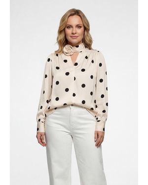 JONA Bluse Fashion Look - Weiß