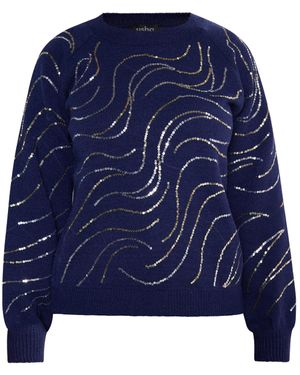 usha BLACK LABEL Pullover 'Nowles' - Blau