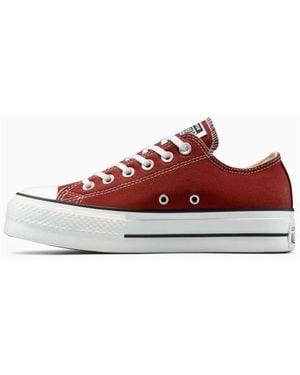 Converse Sneaker Low Chuck Taylor As Lift - Rot