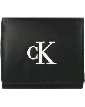 Calvin Klein Portemonnaie Bold - Schwarz