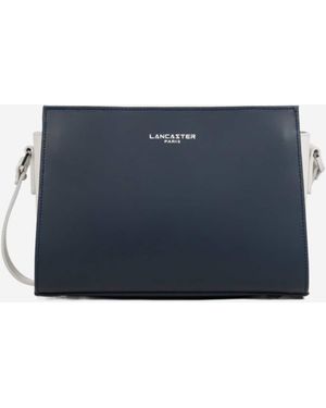 Lancaster Umhängetasche Lancaster Sac Trotteur Zippe S Smooth Bleu Fonc - Blau