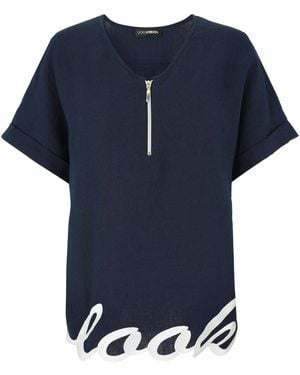 Doris Streich Bluse - Blau