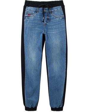 Desigual Contrast Jogger Jeans - Blau