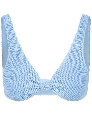 Moda Minx Bikinitop Scrunch - Blau