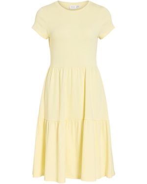 Vila Kleid Vihollie - Gelb