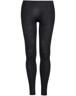 Hanro Leggings Woolen Silk - Schwarz