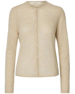 SELECTED Strickjacke Slfshirley - Natur