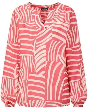 Goldner Bluse - Rot