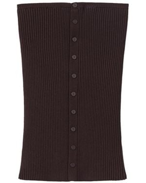 Mango Stricktop Azucena - Schwarz