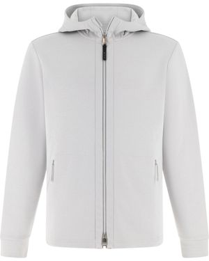 BOGGI Sweatjacke B Tech - Weiß