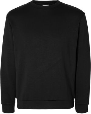 SELECTED Sweatshirt Emanuel - Schwarz