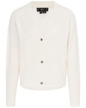 faina Strickjacke Festive - Weiß