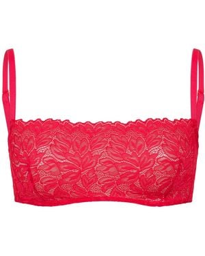 erlich textil Bralette Dreamy Lace - Rot