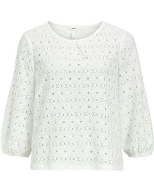Object Bluse Laila - Weiß