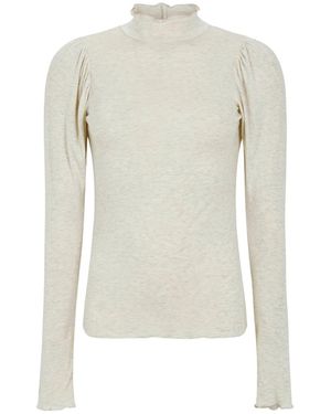 SOFT REBELS Shirtsrroman - Weiß