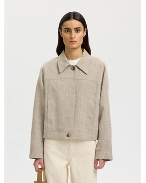 SELECTED Jacke - Natur