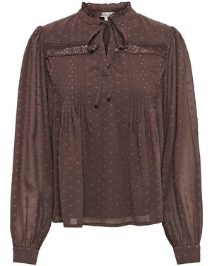 ONLY Bluse Onlmadonna - Braun
