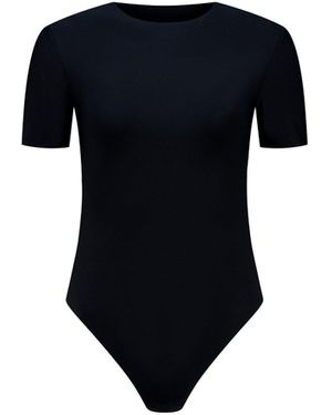 Bye Bra Shapingbody Low Back Bodysuit Short - Schwarz