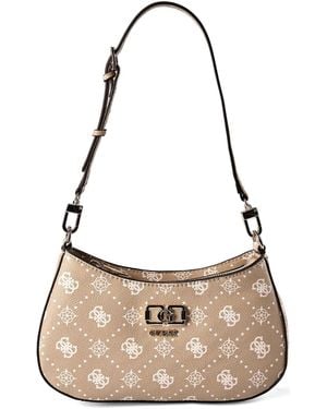Guess Schultertasche Emelie - Natur