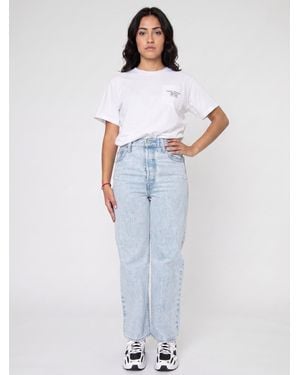Levi's Levis Jeans W Ribcage Straight Ankle Ojai Shore Med Worn - Blau