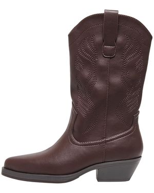 ONLY Cowboystiefel Onlbronco-8 - Braun