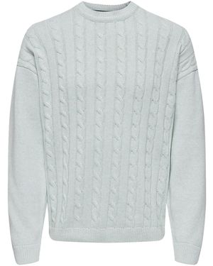 Only & Sons Pullover Lamard - Grau