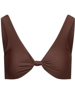 Moda Minx Bikinitop Simple Swim - Braun