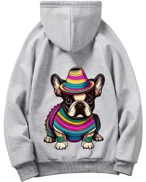 Rmk Sweatshirt Hund Mexico - Grau