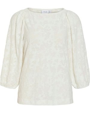 Vila Bluse Vicapera - Weiß