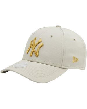 KTZ Cap New York Yankees Wmns Metallic Logo Cap - Weiß