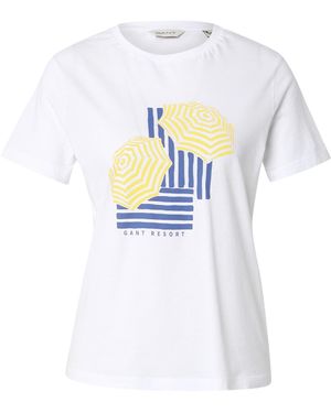 GANT T-Shirt - Weiß