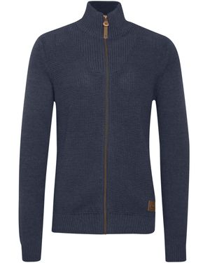 Solid Strickjacke Tristan - Blau