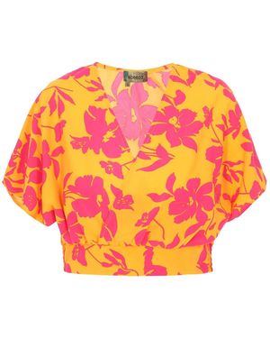 Ebeeza Bluse Fashion Look - Orange