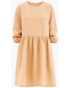 AmourLinen Kleid Sofia - Weiß