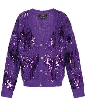 faina Strickjacke - Lila