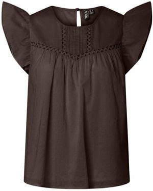 Pieces Bluse Pcastrid - Braun
